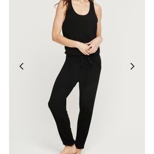 Spiritual Gangster Racerback Black Jumpsuit XSmall
